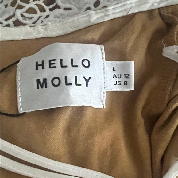 Hello Molly BELLEROSE LACE MAXI DRESS WHITE - Picture 7 of 9